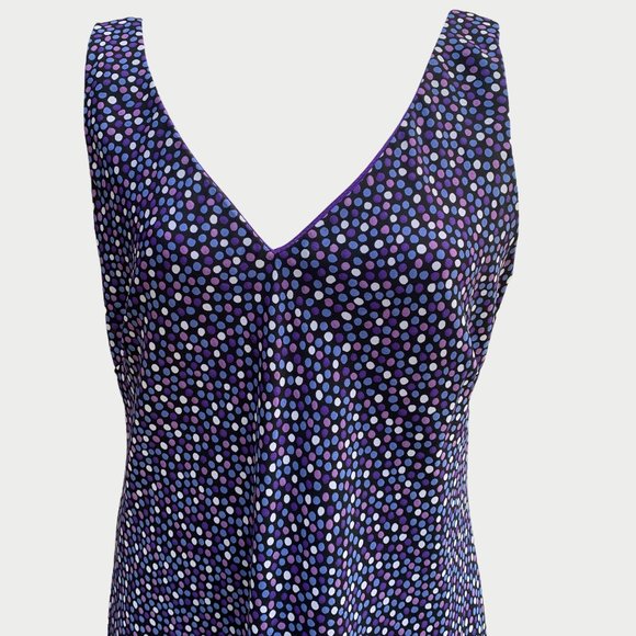 Rabbit Rabbit Rabbit Designs Asymmetrical Hem Polka Dot Mosaic Dress 12 - Picture 3 of 6